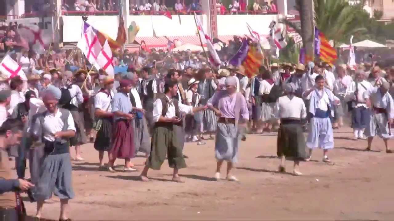 traje tipico de Mallorca, moros y cristianos de Soller
